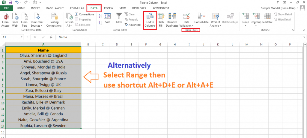 10 Examples Of Text To Columns || How To Split Cells/Columns In Excel