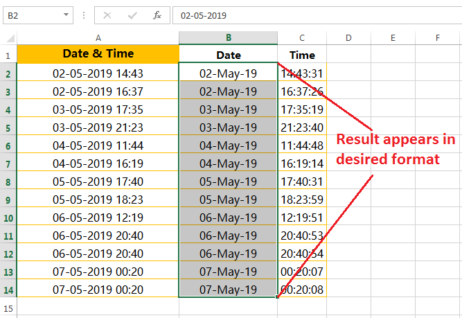Formatting of dates in a valid format-6