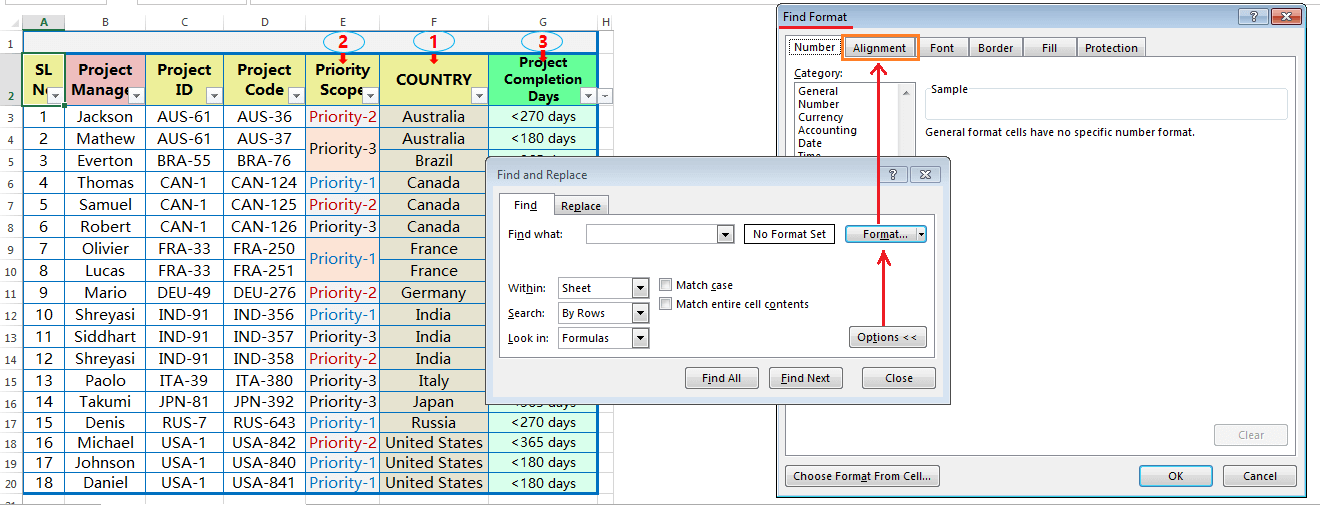 How to Find Merge Cells in Excel-3