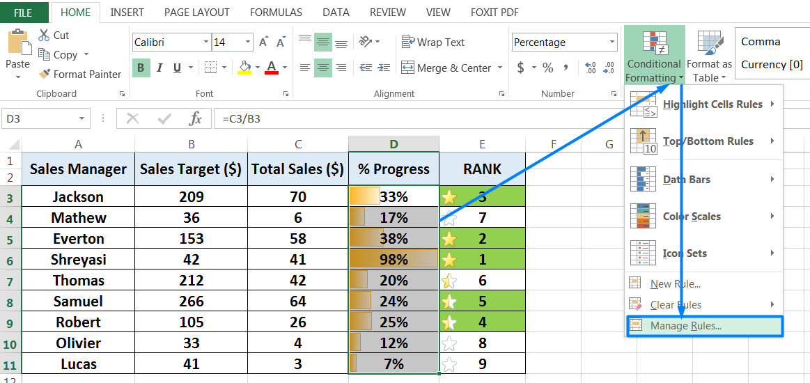 08 Best Examples How To Use Excel Conditional Formatting 