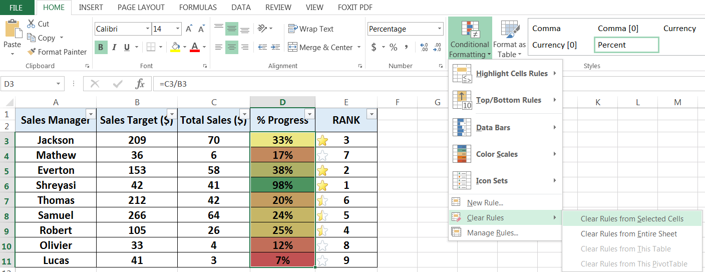 06 Examples of Excel Conditional Formatting_33