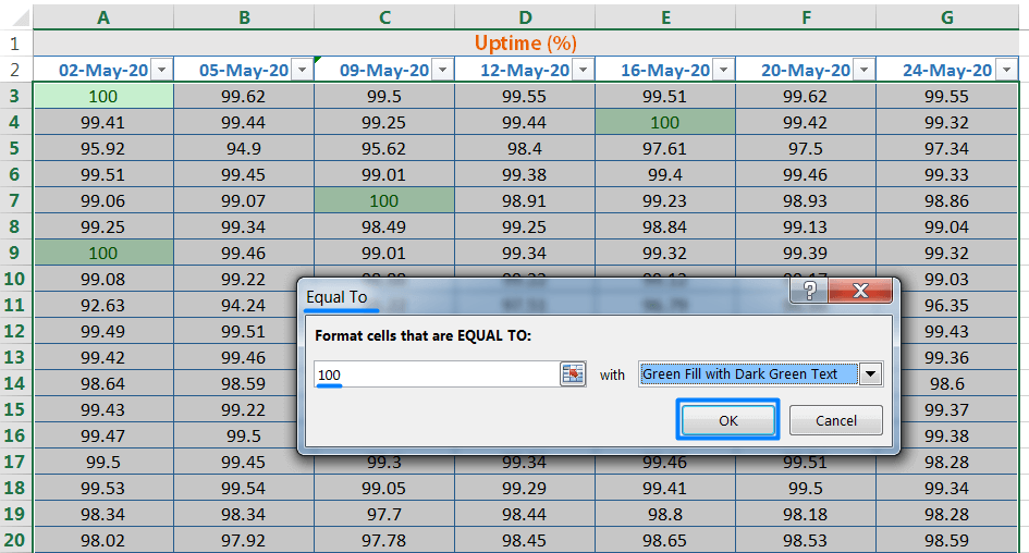 06 Examples of Excel Conditional Formatting_8