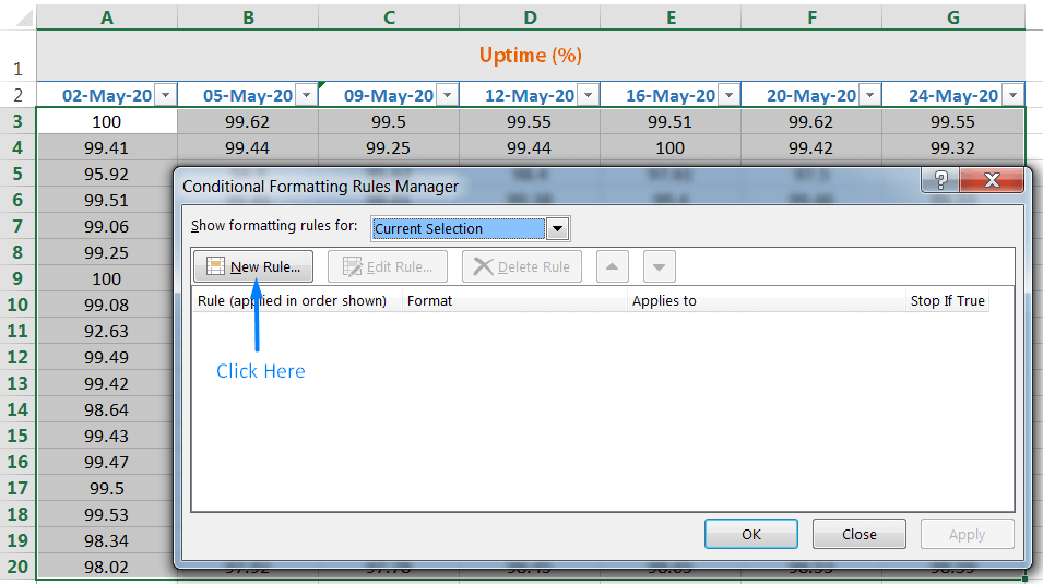 Creating Alternate-Row Shading_Excel Conditional Formatting_1