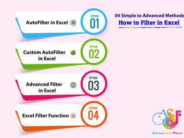 04 Simple to Advanced Methods_How to Filter in Excel_AEF