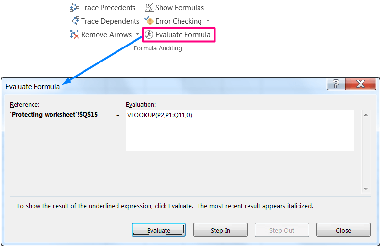 HOW TO FIX CIRCULAR REFERENCE IN EXCEL_Using the Evaluate Formula dialog box