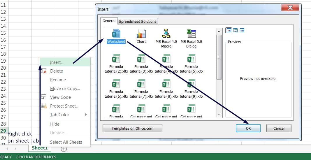 HOW TO ADD EXCEL WORKSHEETS INTO A WORKBOOK_2