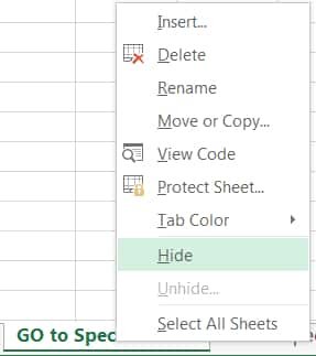 HOW TO HIDE SHEETS IN EXCEL_1