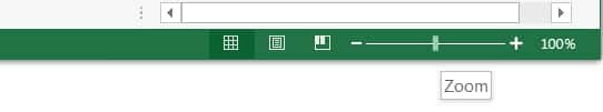 ZOOMING IN OR OUT OF EXCEL WORKSHEET_2
