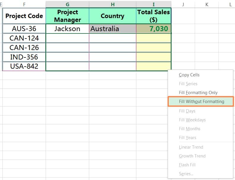 METHOD 3 HOW TO COPY FORMULA IN EXCEL ➢ USING AUTOFILL IN EXCEL_2