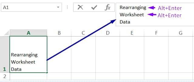 WRAP TEXT IN EXCEL MANUALLY_1