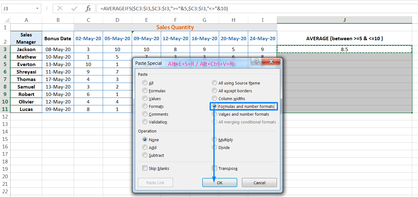 Make an Average in Between Criteria by Using Excel AVERAGEIFS Function_3